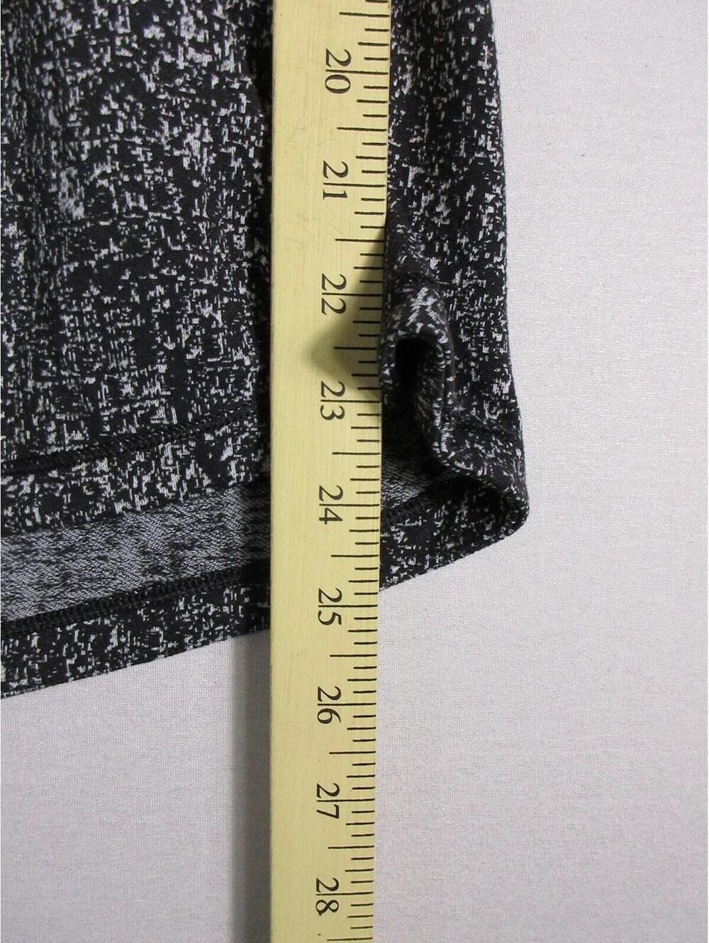 Lululemon Womens Outrun Long Sleeve Running Top Size M Suited Print White/Black - Picture 3 of 7